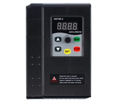 DIMICO - Omvormer - Frequentieregelaar - Compressor Inverter - 380V - 2,2KW - Elektromotor Controller - Zwart - Motorregelaar