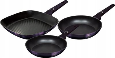 Berlinger Haus 7104 - Pannenset - 3 delig - Purple Eclipse collectie