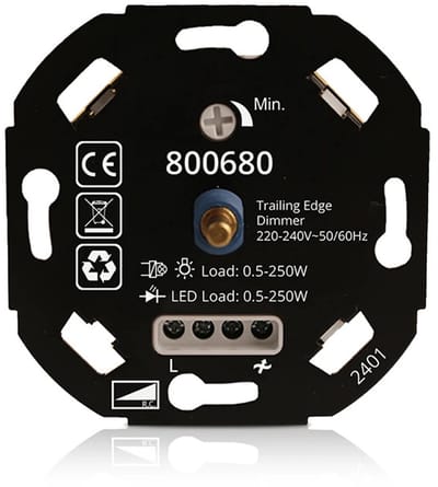 LED dimmer - 0.5-250 watt - Geschikt voor fase afsnijding - Universeel