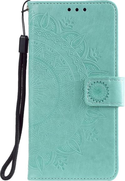 Shop4 - Samsung Galaxy S20 Ultra Hoesje - Wallet Case Mandala Patroon Groen