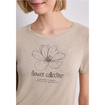 Shirt met ronde hals en Artwork