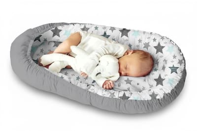 DnA® Babynestje - Baby Bed - Baby Nestje - Grijs - 80cm x 70cm x 1cm