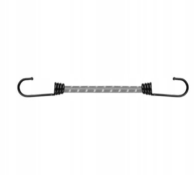 Bradas BCH1-08040GY-E - Elastische Band - 40cm - Met Metalen Haak - Latex Kern