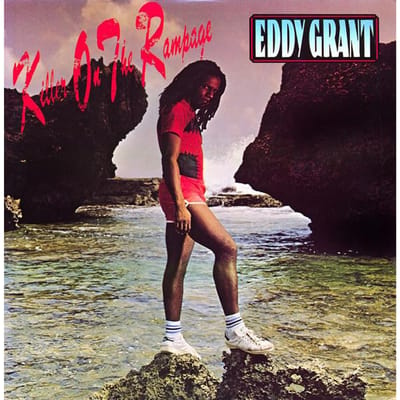 LP Plaat EDDY GRANT   Killer On The Rampage FR38554 Portret 1983 VS Reggae Ska Dub Gebruikt gray
