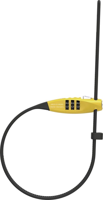 ABUS Combiflex TravelGuard cijferslot 45cm - geel