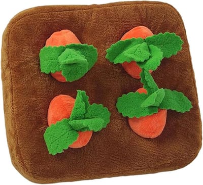 Honden Snuffelmat - Speelgoed Puzzel - Mentale Stimulatie - Vertraagt Eten - 23 x 21 x 11 cm - Multicolor