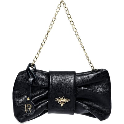Isabella Rhea Zwart Rundleer Tas