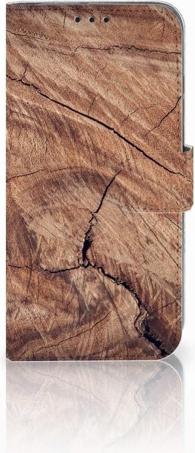 Honor 10 Lite Book Style Case Tree Trunk