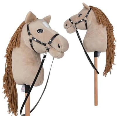 Hobby Paard met Halster en Trens - Stokpaardje voor Kinderen