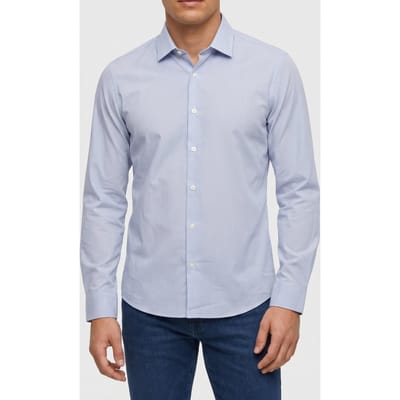 Calvin Klein Slim Essential Poplin Shirt Teal Blue Taglia: 42 | Camicie Business Outlet | Uomo | Blu