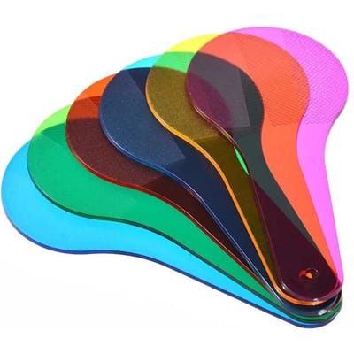 Planche de Couleur Translucide Montessori Jouets pour Enfants Table Lumineuse Jeu de Réflexion DIY Éducation Sensorielle Apprentissage Jouets de Table Lumineuse brown