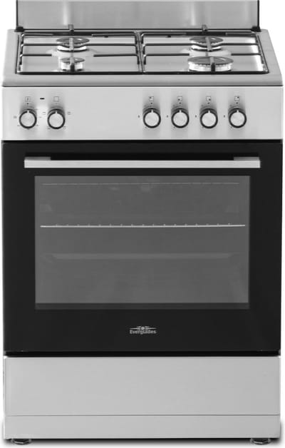 Everglades EVCK6011 - Gasfornuis - RVS - 60CM - 62 Liter - 5 Jaar Garantie
