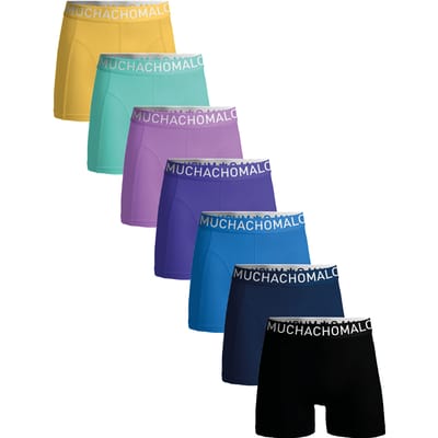 Muchachomalo Boxershorts Heren – 7 Pack – 95% Katoen – Normale Lengte – Heren Ondergoed – Onderbroeken Heren