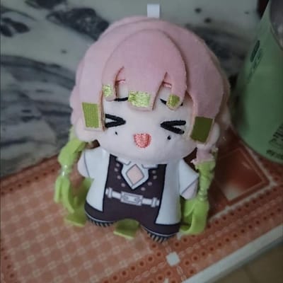 10cm Hanger Kanroji Mitsuri Pluche Pop Cartoon Gedrukt Kimetsu No Yaiba Knuffel Zeester Lichaam Cadeau Pluche Pop 10cm gray