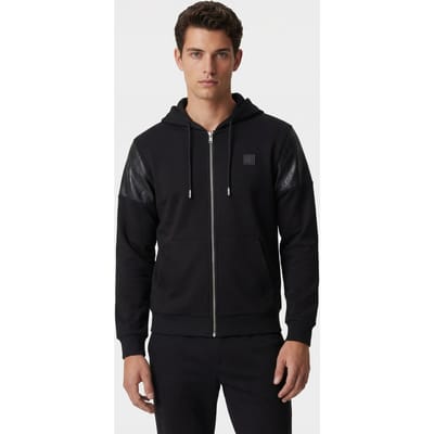 Karl Lagerfeld Black Sweat Hoody Jacket Maat: S | Hoodies Outlet | Heren | Zwart