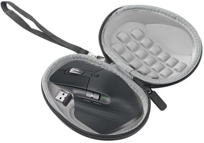 Dailygoods- Harde Hoes Stootvast - EVA Hoes - Draadloze Muis - Compatibel met MX Master 2S/3/3S - Lichtgewicht - Bescherming tegen Schokken - Opbergtas