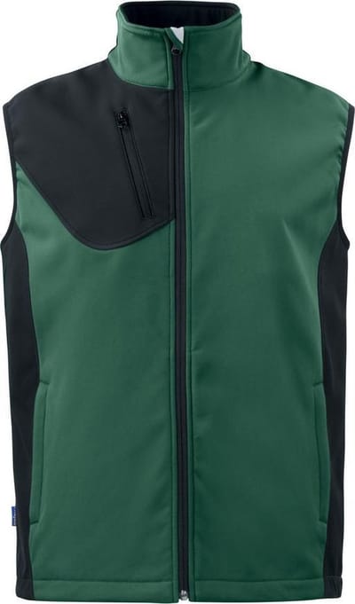 ProJob 3702 SOFTSHELL BODYWARMER 643702 - woudgroen - XS