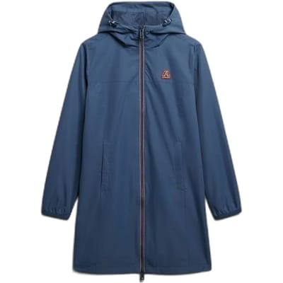 Superdry - Lange Driekleurige Windbreaker Jas - Dames