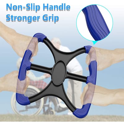 NONE Nieuwe Ouderenzorg Werknemer Assisted Lift Staande Grip Tool Antisliphandgreep Sterkere grip Contactvrij hulpgereedschap voor ouderen Paars