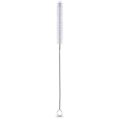 Orion Smalle Flessenborstel - 27 cm - Ø 1,5 cm - Lange Flessenrager - Voor Smalle Halzen, Rietjes en Tuiten - Wit