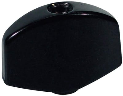 Boston BUT-25-B Mechaniekknoppen Metaal Zwart 23 x 16 mm, 6 Stuks