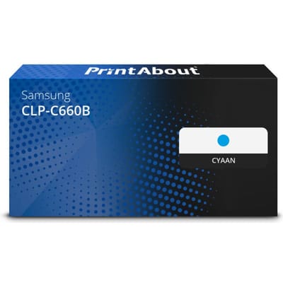 PrintAbout huismerk Toner CLP-C660B (ST885A) Cyaan Geschikt voor Samsung
