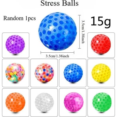 3,5 cm Mini Stressballen Squishy Speelgoed - Sensorisch Fidget Speelgoed voor Kinderen Volwassenen, Anti-Angst Stressverlichting, Feestartikelen Cadeaus blue