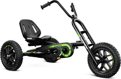 BERG Choppy Neo Skelter - Skelter met 3 wielen - 3+ Jaar - All Terrain Luchtbanden - Triker - Zwart/Groen