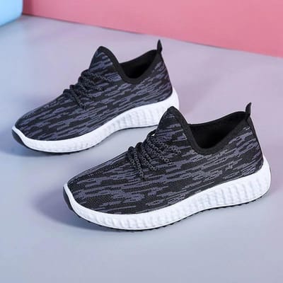 Dames Lente en Herfst Stoffen Schoenen Mesh Sneakers Antislip Casual Schoenen Hardloopschoenen 36