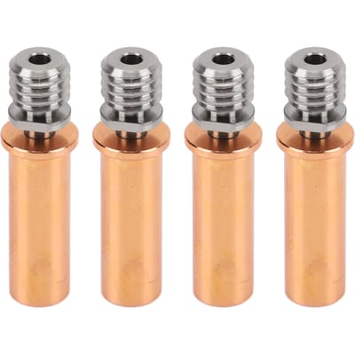4 stuks 3D Printer Volledig Metalen Heatbreak Professionele Koperlegering Extruder Keelbuis Vervanging voor