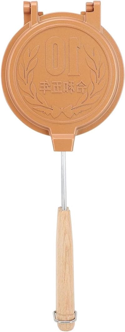 Sandwichbakplaat - Tosti-ijzer - Snelle maaltijden - Afneembare handgrepen - 13.5 x 17 cm - Zwart