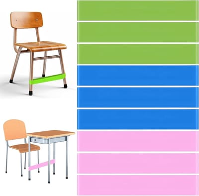 Dikke Elastische Stoelbanden voor Kinderen - 9 Stuks, Flexibele Sensorische Band voor School en Thuis, Ideaal voor ADHD en Concentratie tijdens Yoga