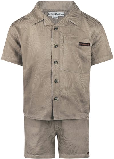 Koko Noko Jongens Kledingset - Faded brown