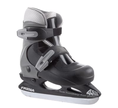 Zandstra Schaatsen - Maat 29-32 - Unisex - Zwart/Grijs