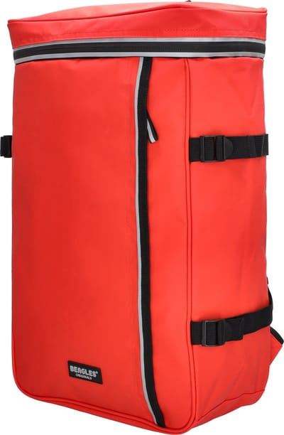 Beagles Originals Tokyo Rugzak Unisex - Laptoptas voor laptop tot 15,6 inch - Werktas van Nylon en Polyester - Rood