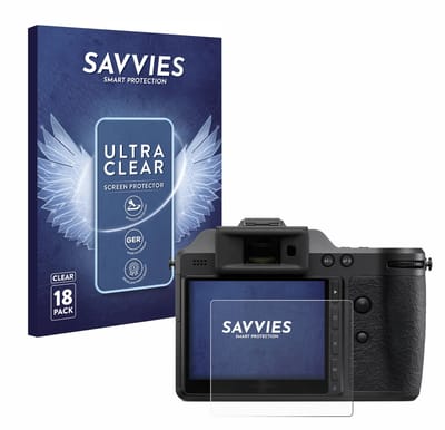 Savvies - Screenprotector voor Hasselblad X2D II 100C - Folie Beschermfolie transparant 18 Stuks