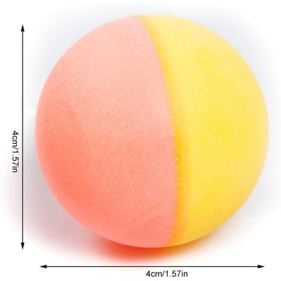 10 Stuks Pongballen Gekleurde Pongbal DIY Spellen Plezier Kunst Pongballen Vermaak Tafeltennisballen yellow