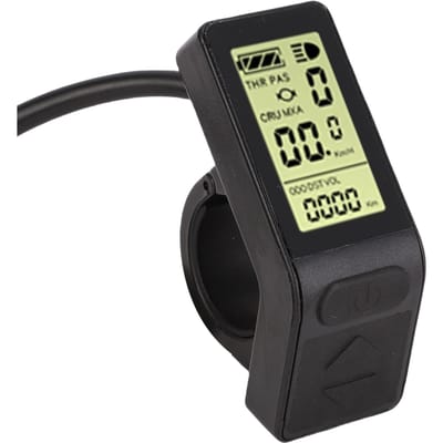 Elektrische Fiets LCD Display Paneel 24V 36V 48V Elektrische Scooter Kleur LCD Display met SM Connector Externe Knoppen beige