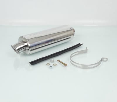 ovale slip-on uitlaatdemper viper onderzit lengte 300mm voor motoren