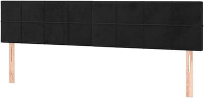 Hoofdborden Set - Bedonderdelen - Slaapkamer Decoratie - Verstelbare Hoogte - 100x5x78/88cm - Zwart