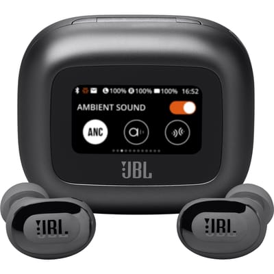 JBL Live Buds 3 - Draadloze Noise Cancelling Oordopjes - Bluetooth Oortjes - In-ear - Smart Charging Case met Display - 40 uur batterij - Zwart