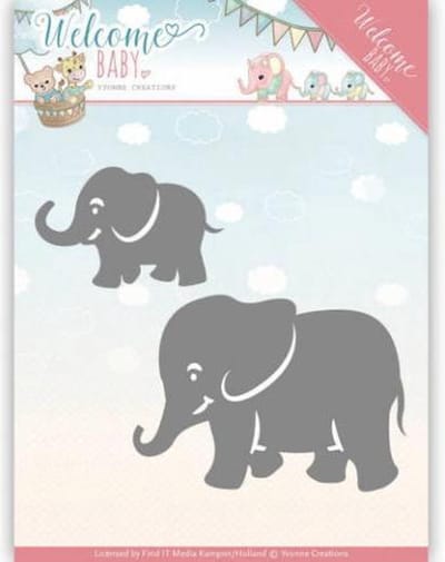 Mal  - Yvonne Creations - Welcome Baby - Kleine Olifanten
