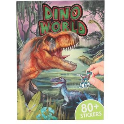 Depesche Dino World stickerboek met puffy stickers Educatieve boeken (spelletjes en raadsels)