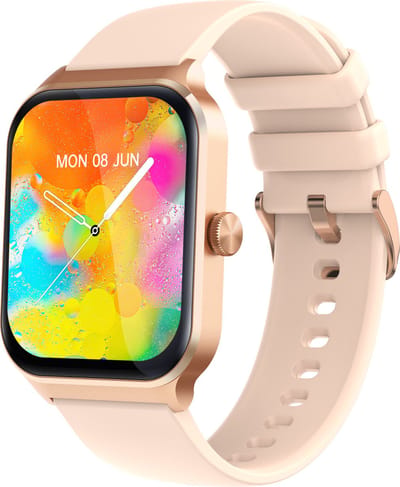 oTronica Smartwatch dames - Smartwatch Heren - Stappenteller - Full Screen - Fitness Tracker - Activity Tracker - Smartwatch Android & IOS - Rose Gold