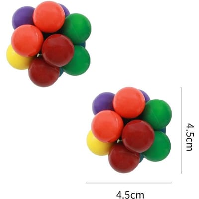 Kleurrijke Kralen Ontspannende Fidget Bal Roterend Elastisch Speelgoed Anti-Angst Volwassen Zak Bureau Speelgoed Kantoor Knijpbal Cadeau red