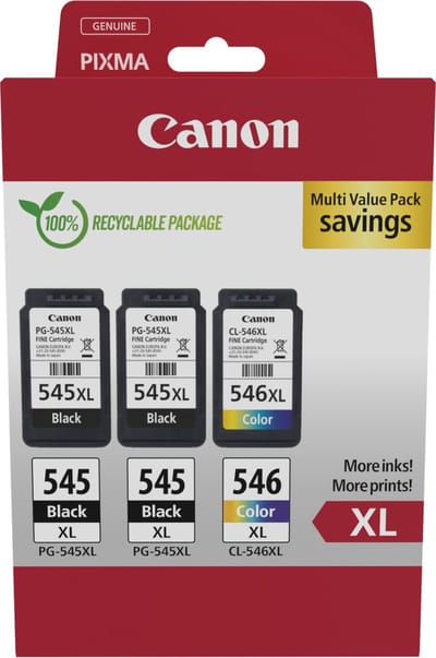 Canon PG-545XL + CL-546XL - Inktcartridge - Origineel - Hoge capaciteit - Kleur en Zwart + Retourzakje