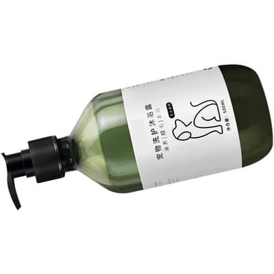 500ml Huisdier Shampoo Geurverwijderend Mild Haar Reinigend Hydraterend Voedend Huisdier Douche Shampoo voor Honden Katten Bad white