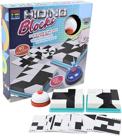 Educatieve Puzzelblokken - Logische Legpuzzel - Stimuleert Denken - Met Opbergbak - 26 x 26 x 5.5 cm