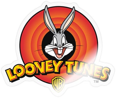 Looney Tunes Bugs Bunny Sticker maat S (10 x 10 cm)