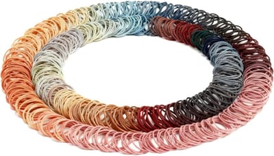 300 Stuks Elastische Haargummis 2mm Dunne Haarbandjes voor Vrouwen en Meisjes - Kleurige Ponytail Houders voor Diverse Haarstijlen